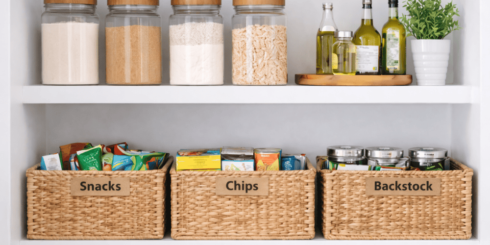 Image of an organized pantry.
