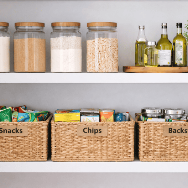 Image of an organized pantry.