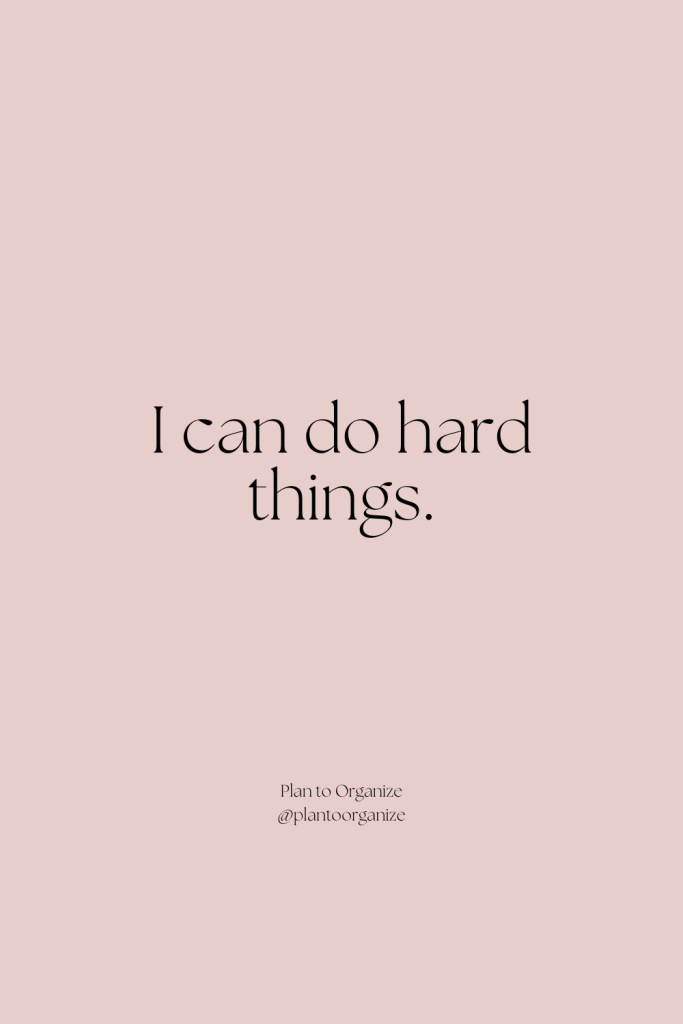 I can do it affirmation.