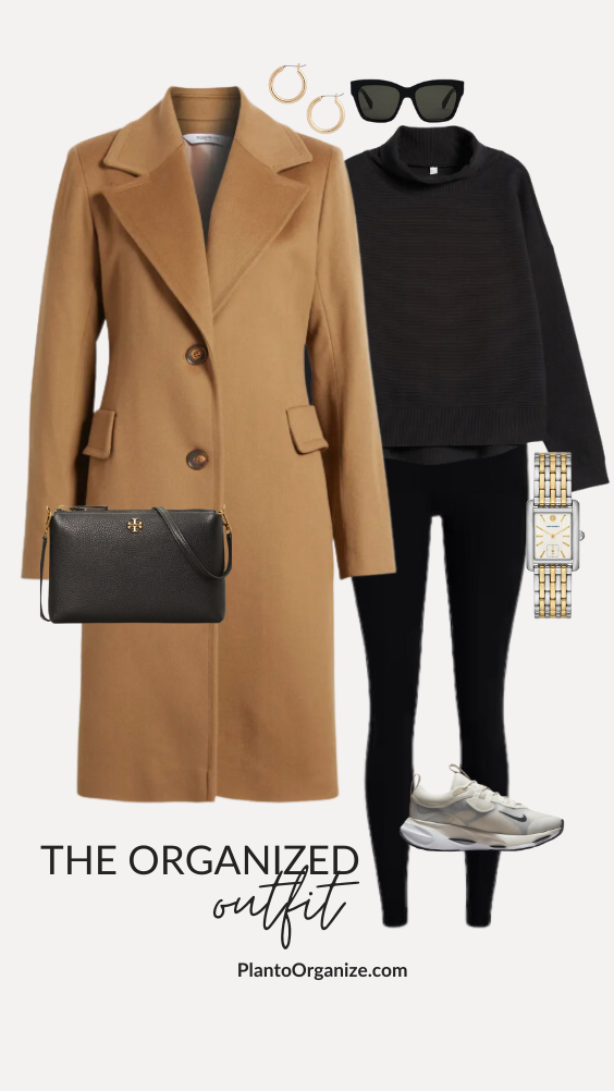 The Organized Outfit Edit Idea #10. Winter fashion. Winter outfit idea. Outfit idea for winter.