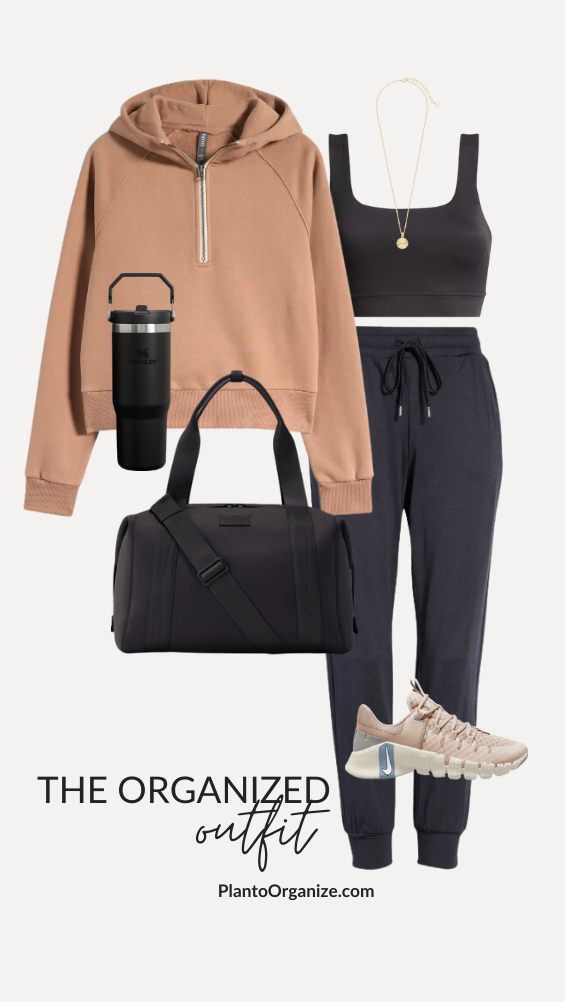 Sustainable activewear collection for everyday wear. Eco-friendly half-zip hoodie for casual days. Comfortable sports bra for all-day support. Versatile neoprene duffle bag for weekend getaways. Stylish pendant necklace for adding shimmer to outfits.