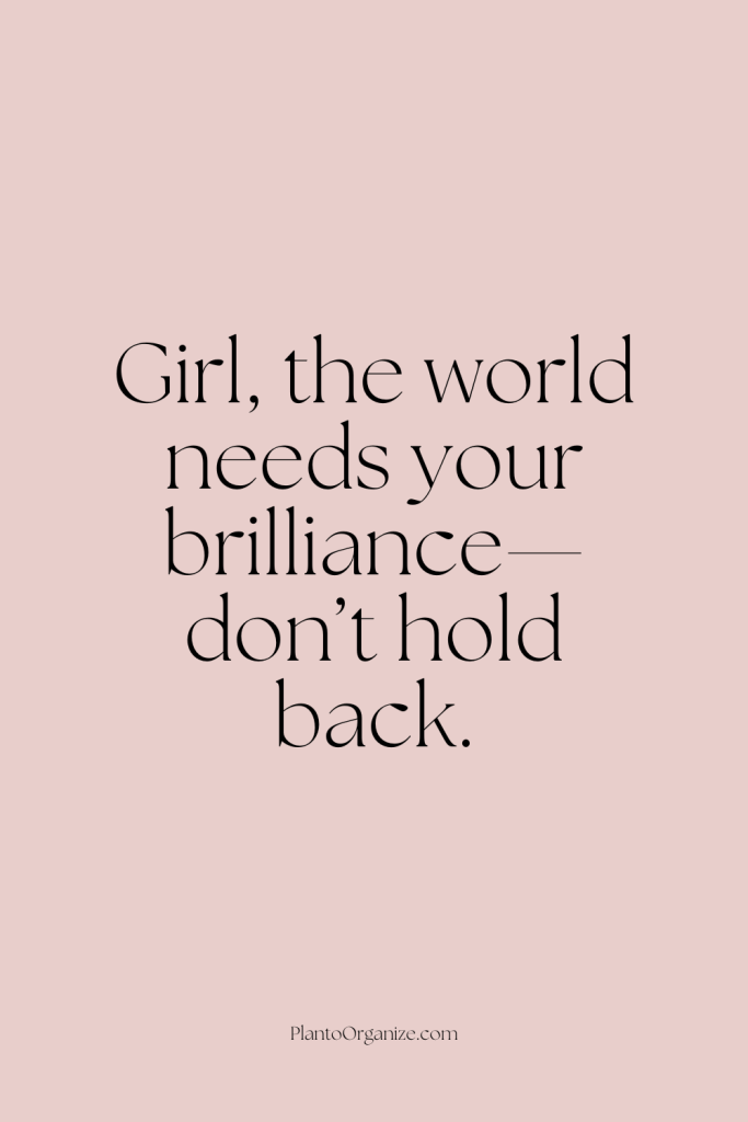Inspirational life quotes for girls.