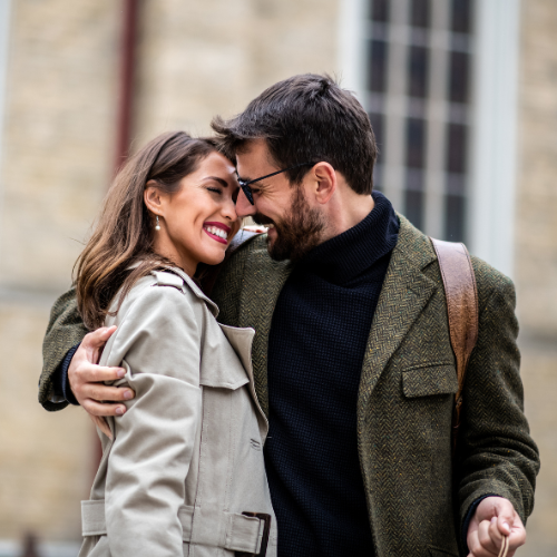 Couple discussing healthy relationship boundaries openly.