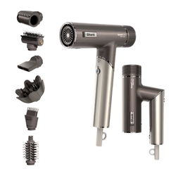 Shark Pro Flex Speed Hair Dryer in sleek design, displayed on a clean surface, highlighting its powerful airflow and advanced technology for quick and efficient hair drying.