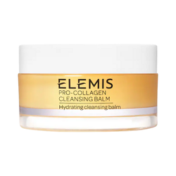 Elemis Pro-Collagen Makeup Melting Cleansing Balm in a stylish jar, displayed on a clean surface, highlighting its rich, nourishing formula for removing makeup and promoting youthful, hydrated skin.