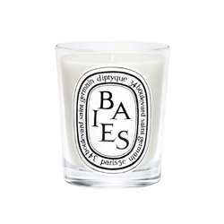 Diptyque scented candle in a glass jar with minimalist label, displayed on a clean surface, highlighting its luxurious fragrance and elegant design for home ambiance.
