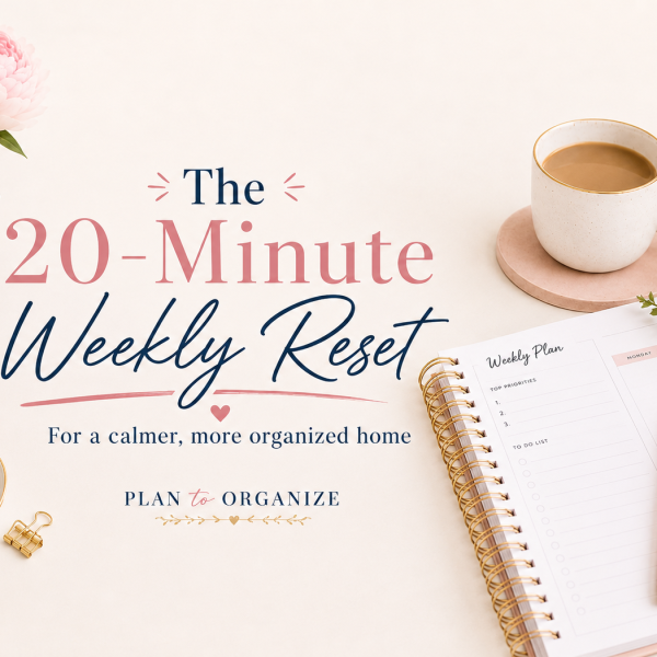 The Twenty Minute Weekly Reset Routine.