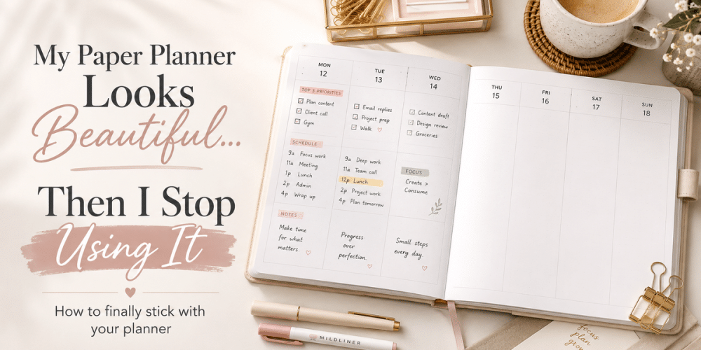 My Paper Planner.